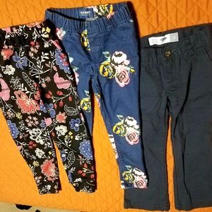 Old Navy Lot - 4T Toddler Girls Pants